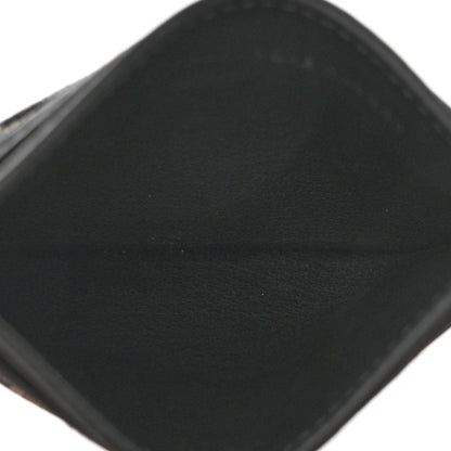 Christian Dior Grained Calfskin Oblique Card Holder Black 5 of 9