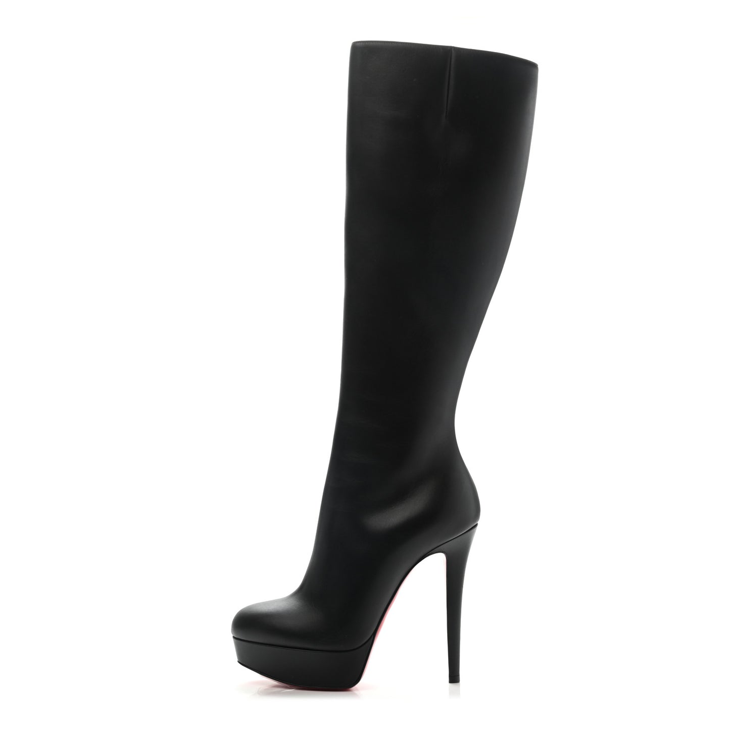 Calfskin Bianca Botta 140 Knee Boots 36 Black