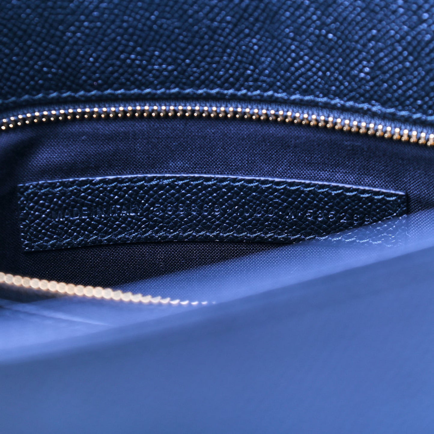 Grained Calfskin Ville Aj Tote Black