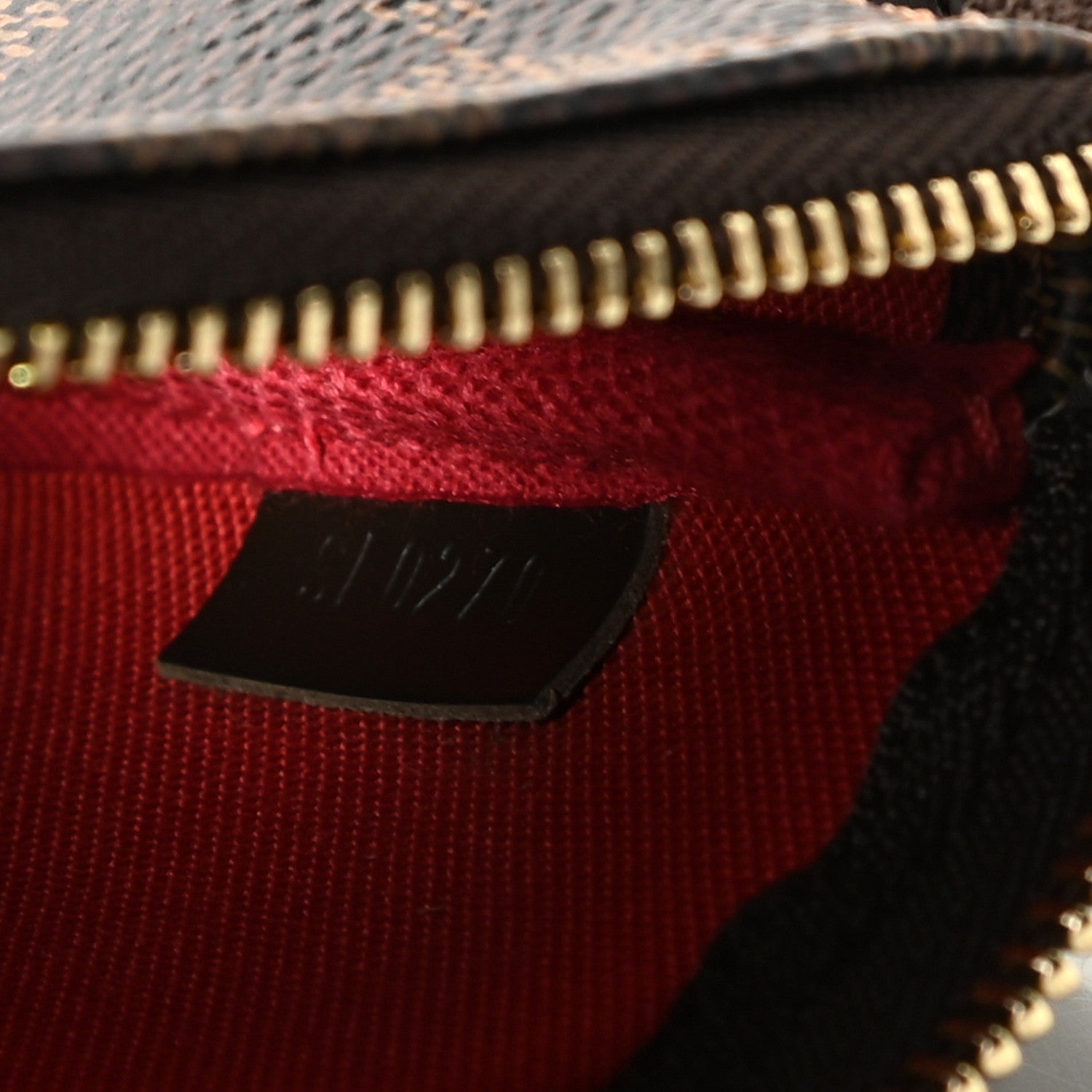 Louis Vuitton Damier Ebene Mini Pochette Accessories 7 of 10