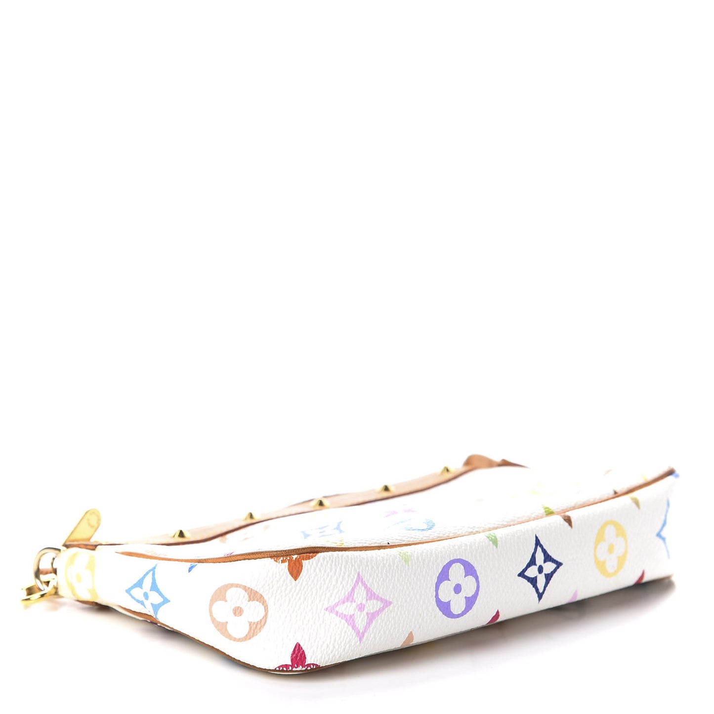 Monogram Multicolor Pochette Accessories White