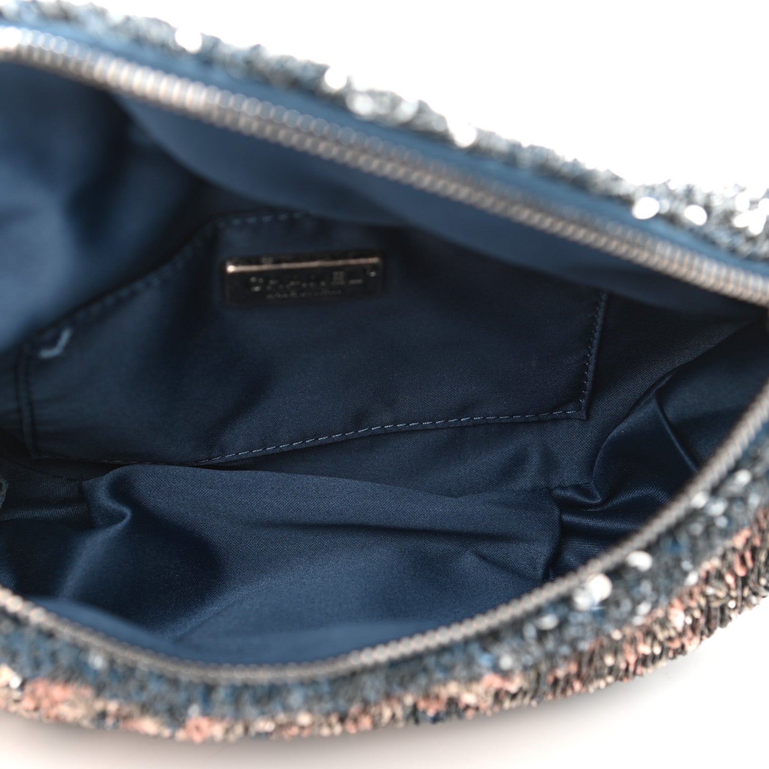 Chanel Sequin Coco Cuba Waist Bag Fanny Pack Blue Pink 5 of 11
