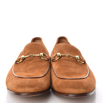 Gucci Suede Mens Brixton Horsebit Loafers 7.5 Brown 2 of 7