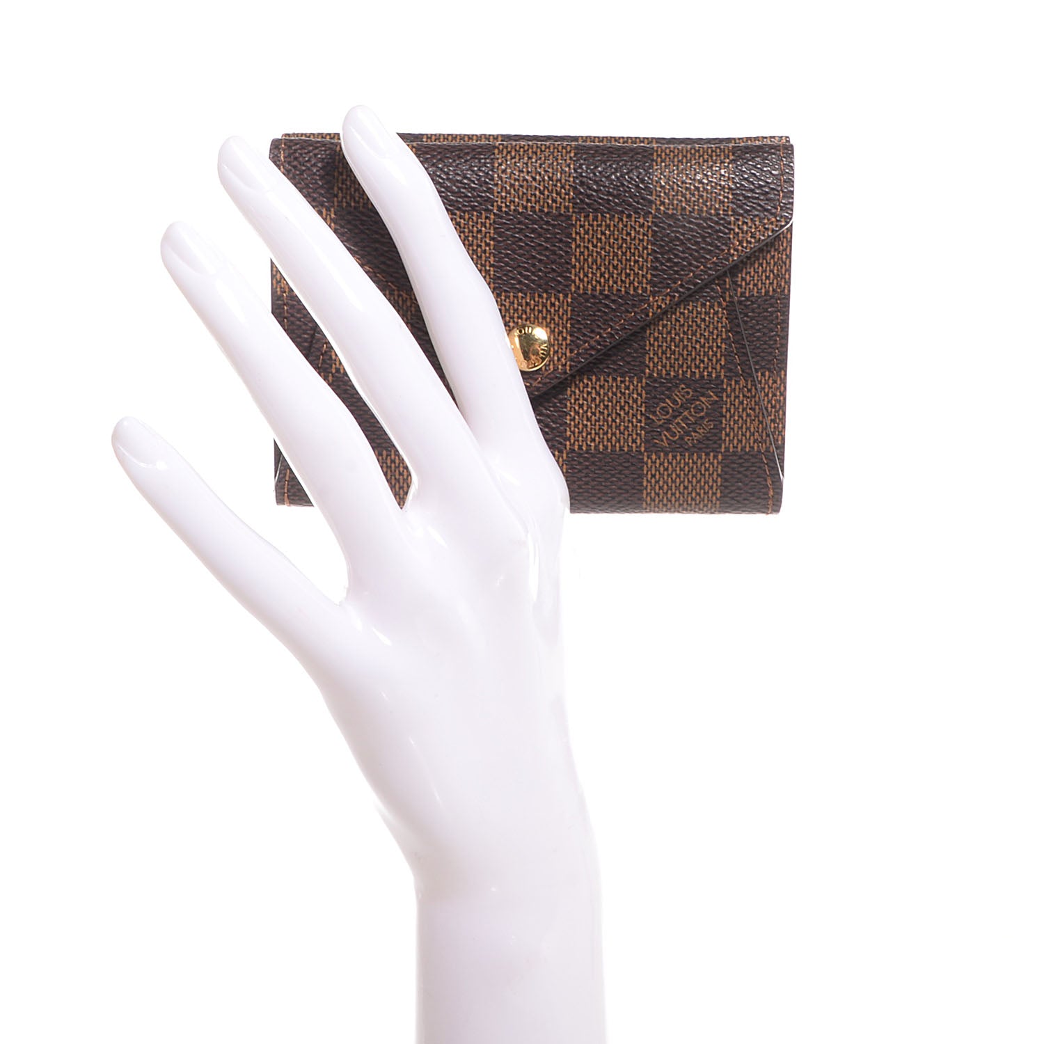 Louis Vuitton Damier Ebene Compact Origami Wallet 2 of 7