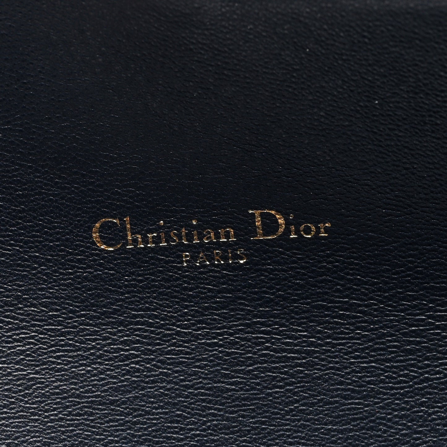 Oblique Saddle Chain Long Wallet Blue