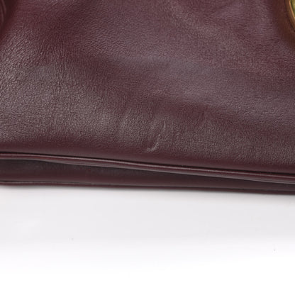 Gucci Vitello Palmellato Lux Large Arli Top Handle Bag Vintage Bordeaux 15 of 23