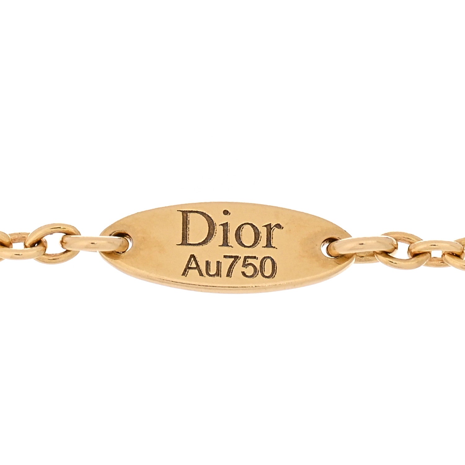 Christian Dior 18K Yellow Gold Diamond Turquoise Rose des Vents Bracelet 3 of 3