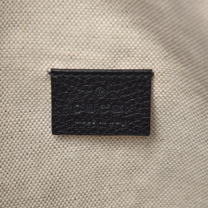 Gucci Grained Calfskin Logo Belt Bag Black 6 of 9