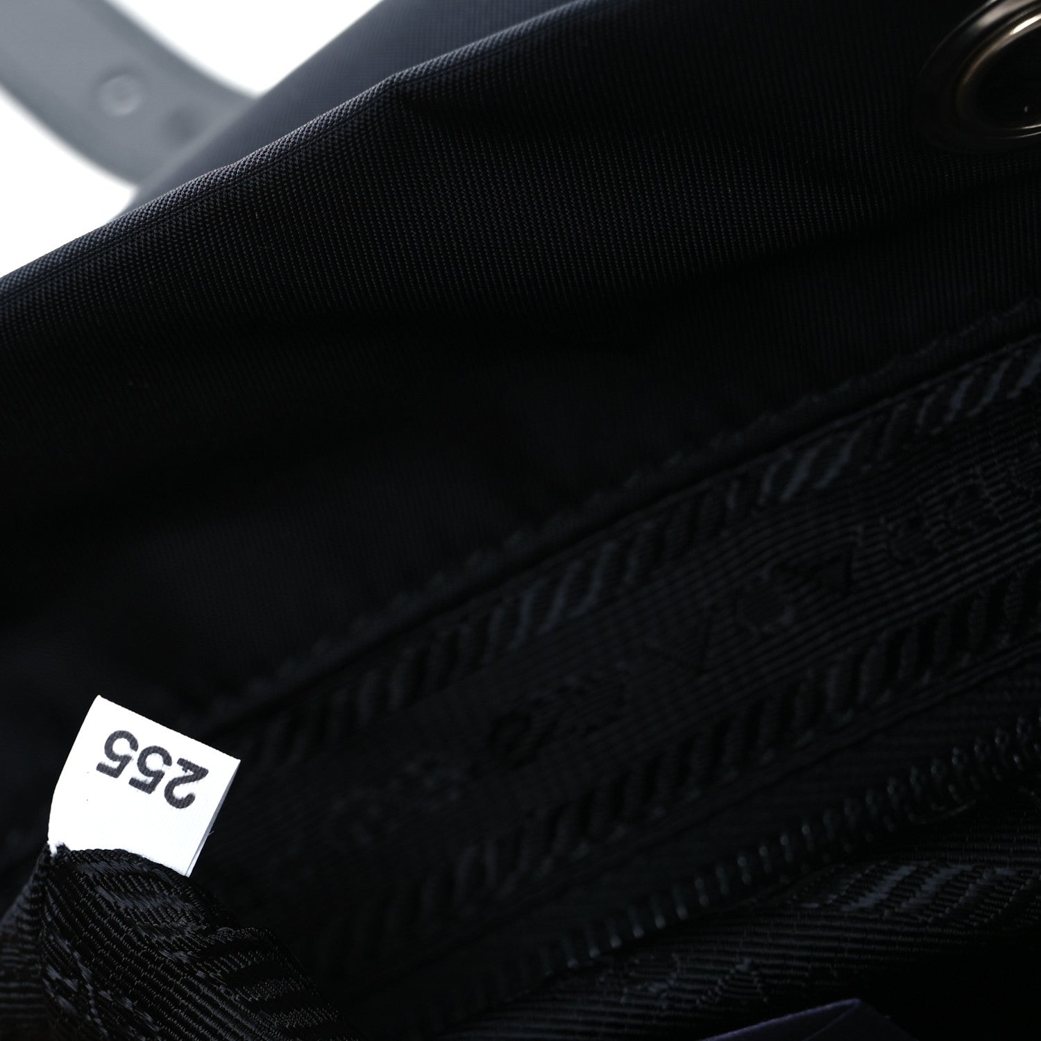 Prada Tessuto Nylon Saffiano Medium Backpack Black 8 of 16