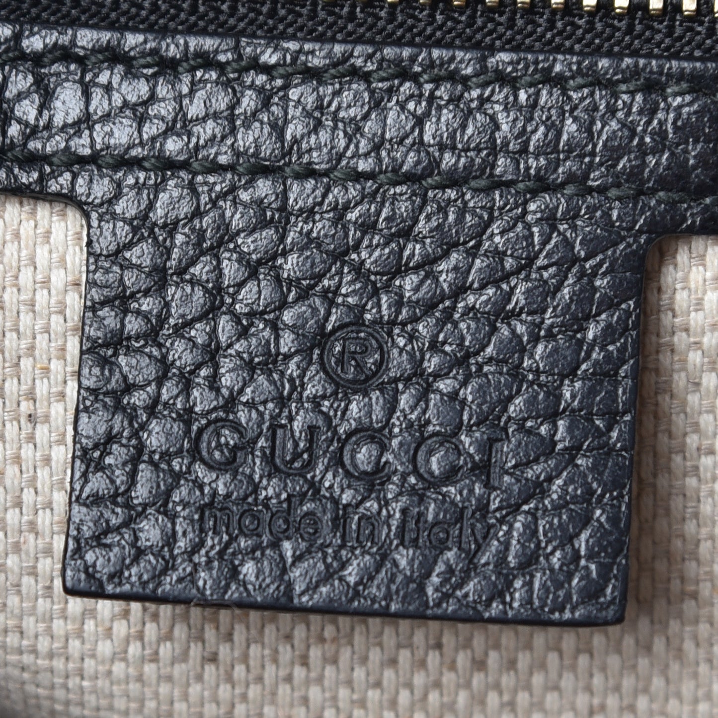 Pebbled Calfskin Medium Soho Top Handle Satchel Black