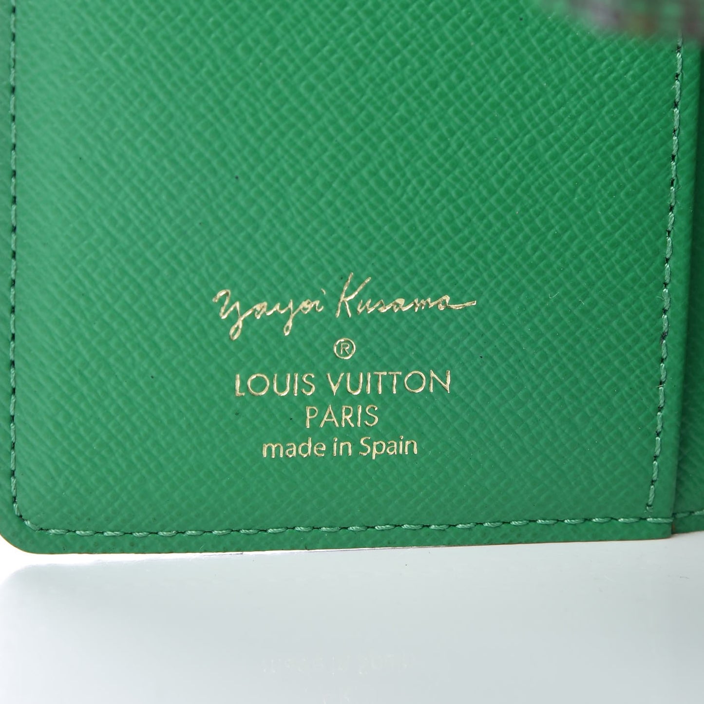 Monogram Kusama Town Small Ring Agenda Green