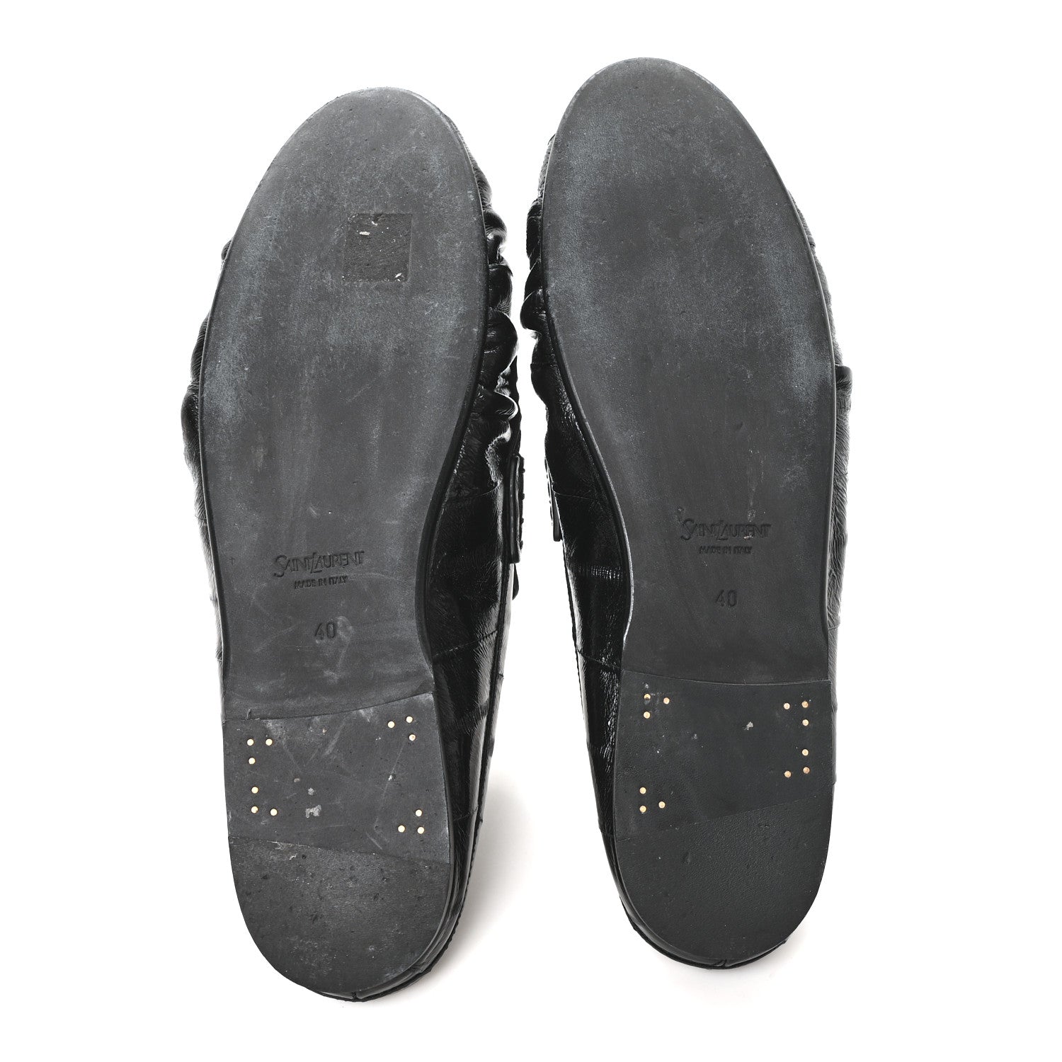 Saint Laurent Radiance Calfskin Le Loafer Penny Slippers 40 Black 6 of 9