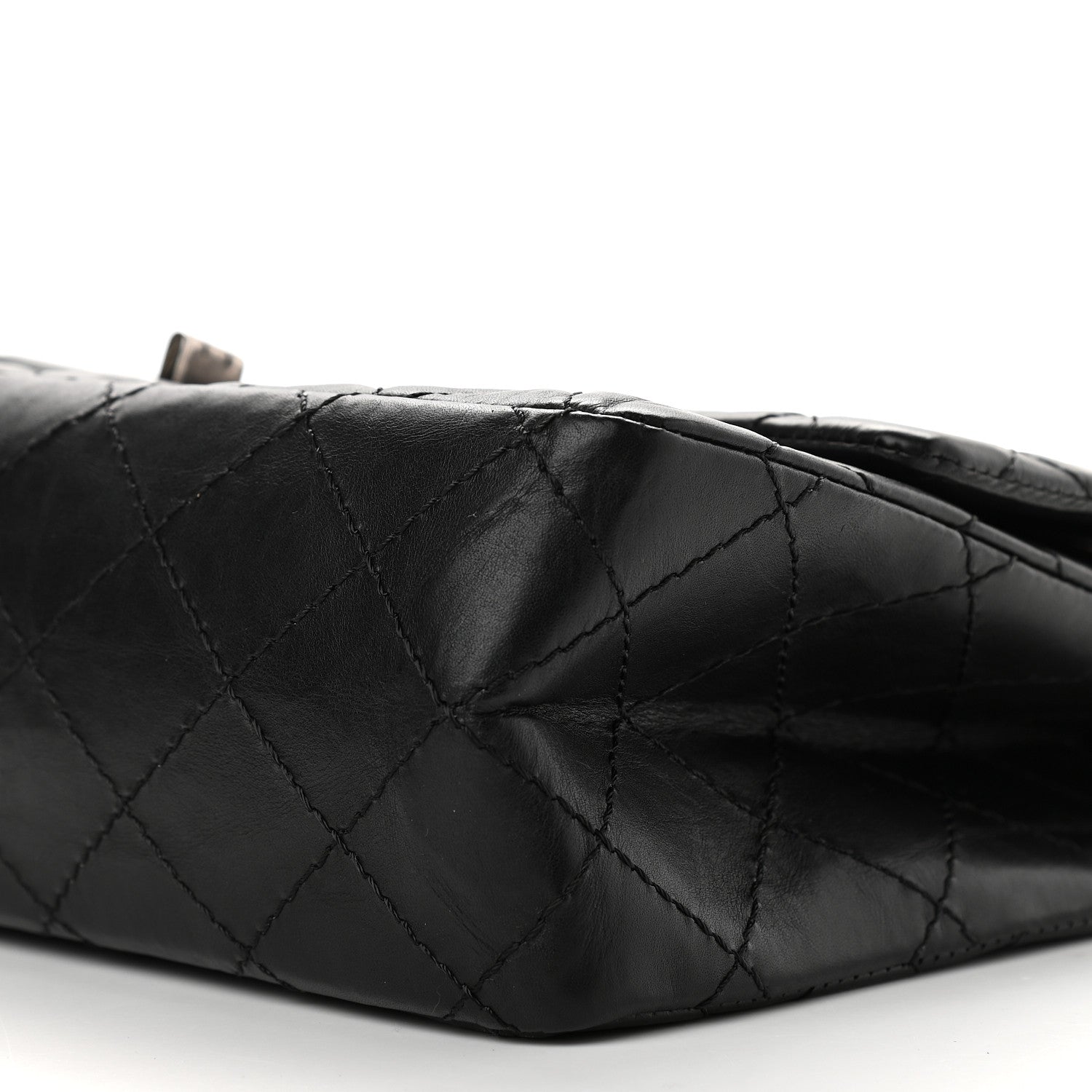 Chanel Aged Calfskin Quilted 2.55 Reissue 226 Flap Black 9 of 9