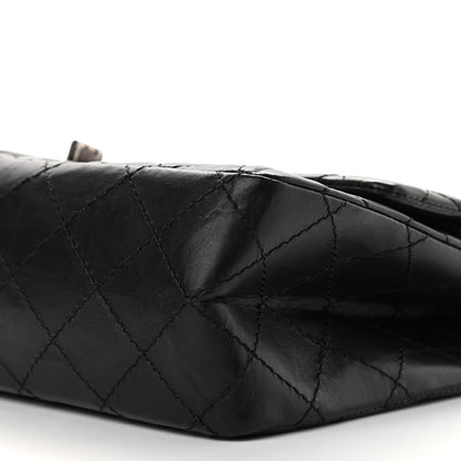 Chanel Aged Calfskin Quilted 2.55 Reissue 226 Flap Black 9 of 9