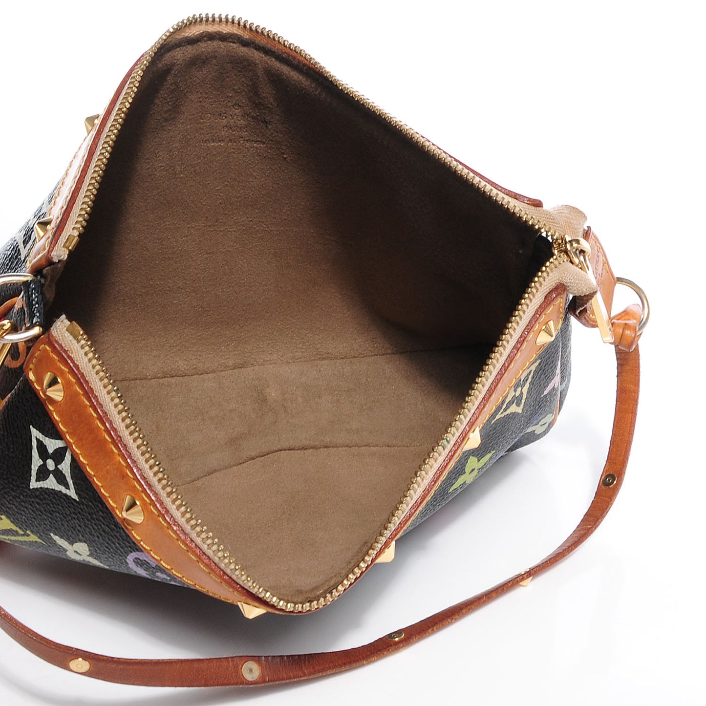 Monogram Multicolor Pochette Accessories Black