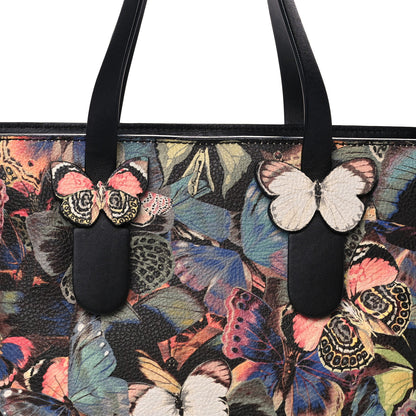 Valentino Garavani Calfskin Camubutterfly Rockstud Tote Multicolor 8 of 13