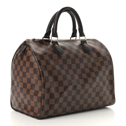 Louis Vuitton Damier Ebene Speedy 30 3 of 9