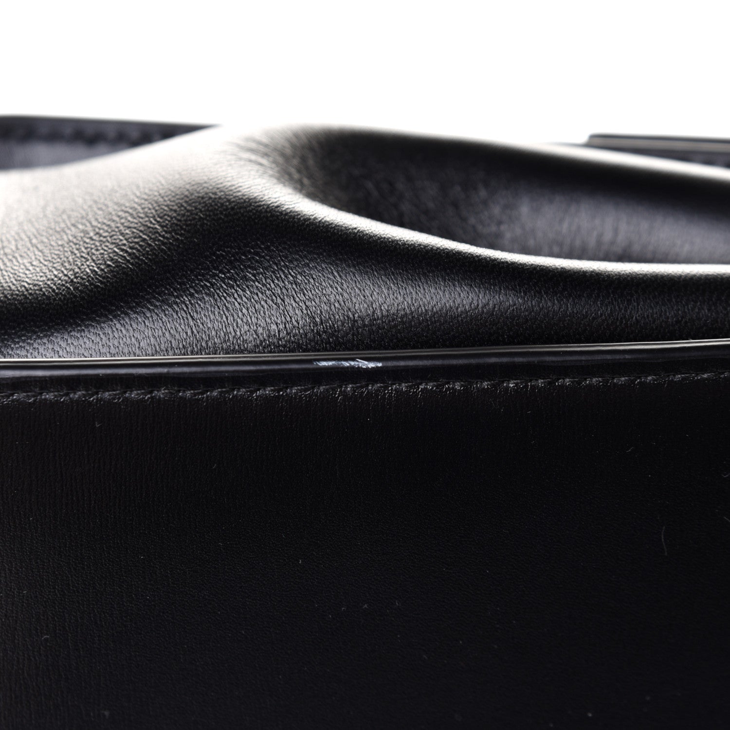 Bottega Veneta Box Calfskin Nappa Clip Bag Black 10 of 10