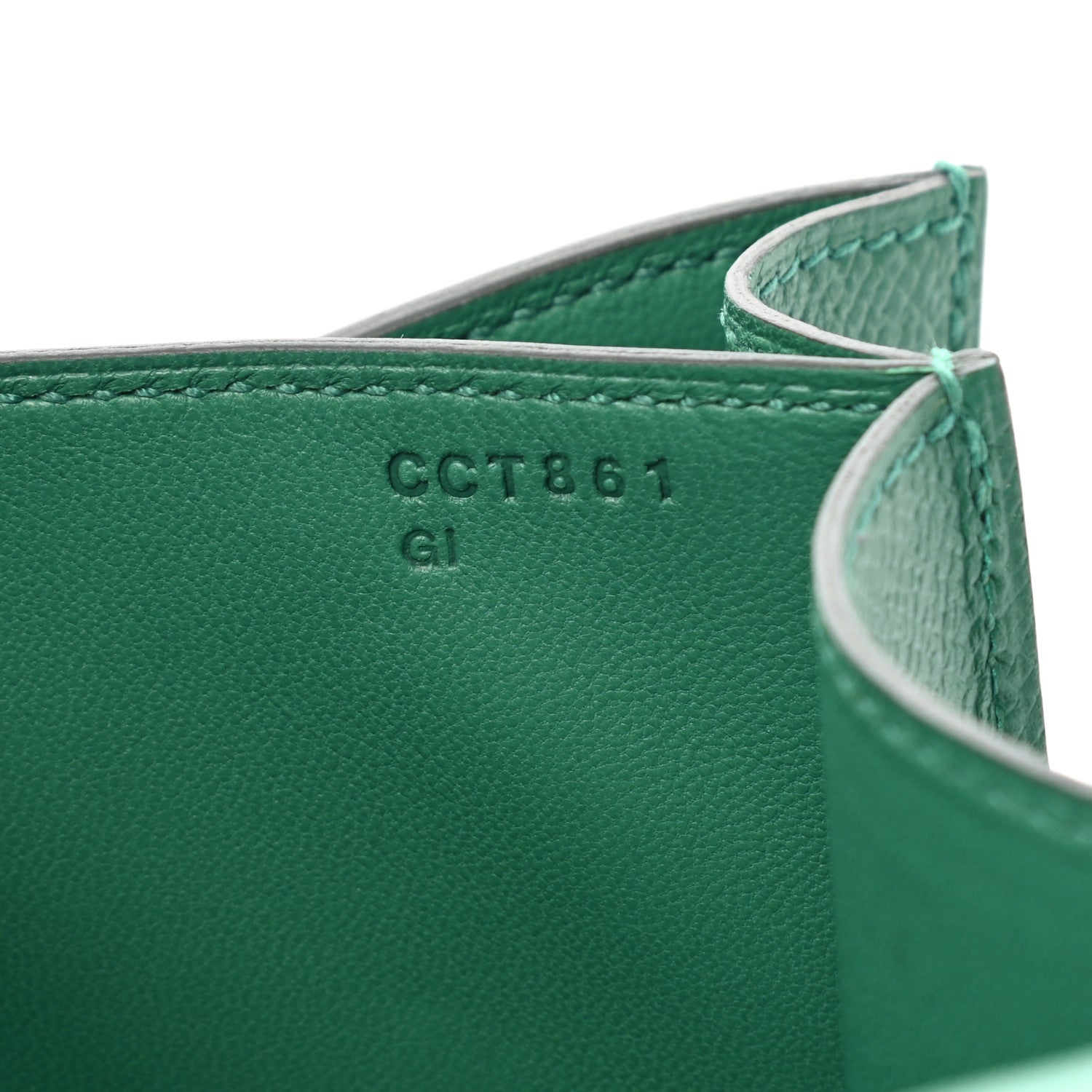 Hermes Epsom Constance 24 Vert Vertigo 7 of 11