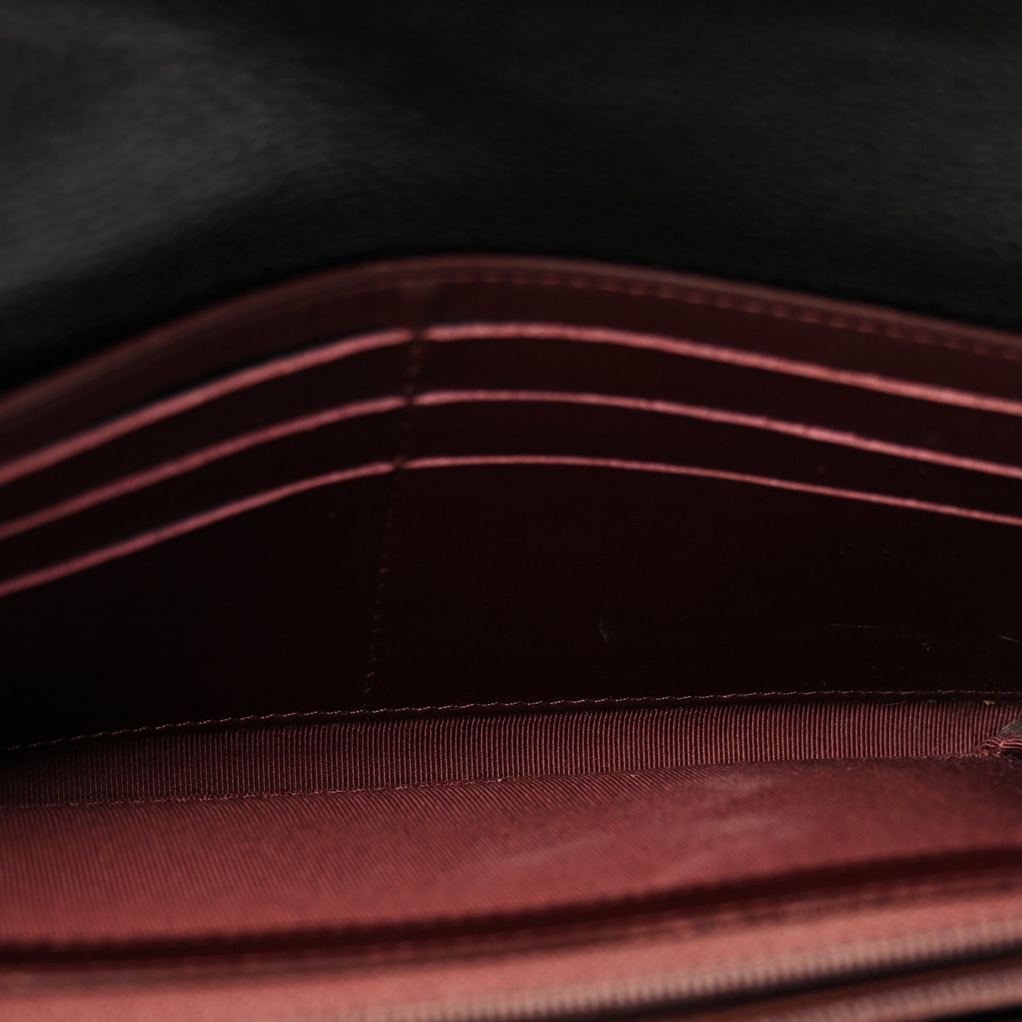 Caviar Quilted Large Flap Wallet Black