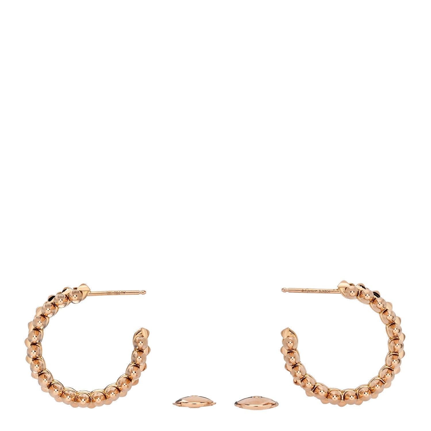 Cartier 18K Pink Gold Small Clash de Cartier Earrings 3 of 6