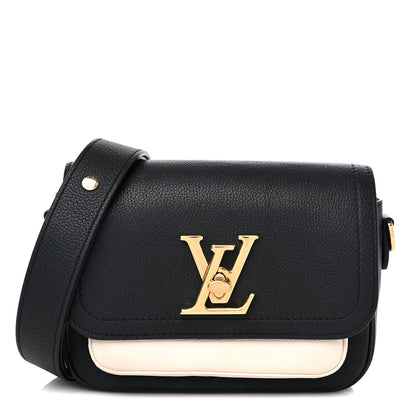 Louis Vuitton Grained Calfskin Lockme Tender Black 1 of 8