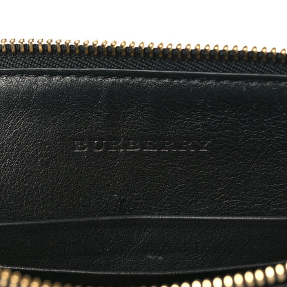 Burberry House Check Derby Peyton Crossbody Clutch Bag Black 7 of 8