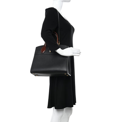 Louis Vuitton Taurillon Snakeskin City Steamer Black 2 of 12