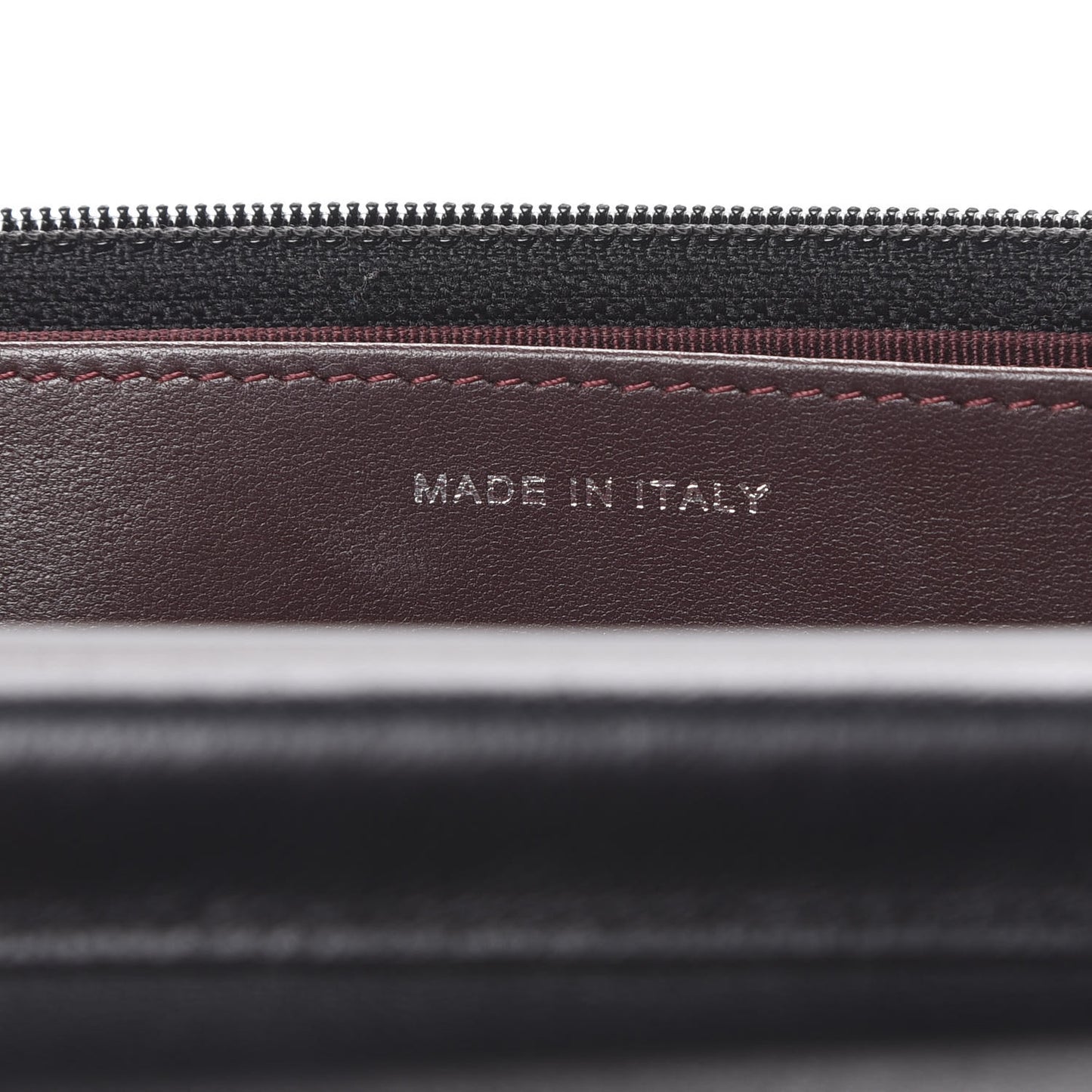 Lambskin Quilted Wallet On Chain WOC Black