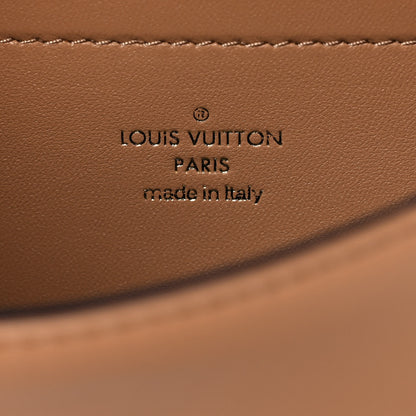 Louis Vuitton Lambskin Embossed Monogram Pochette Coussin Camel 6 of 10