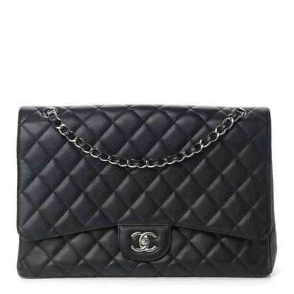Chanel Caviar Quilted Maxi Single Flap Black 1 of 20