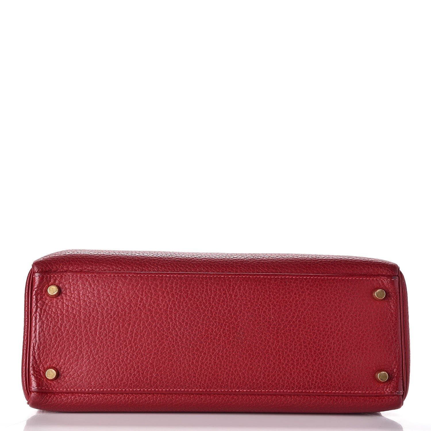 Hermes Taurillon Clemence Retourne Kelly 32 Rouge Garance 8 of 41