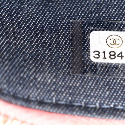 Chanel Lambskin Resin Elegant Chain Vanity Case Pink 7 of 17