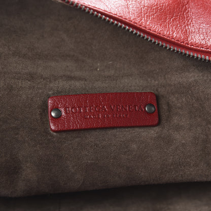 Bottega Veneta Madras Goatskin Sfumato Heritage Brera Bright Red 8 of 9