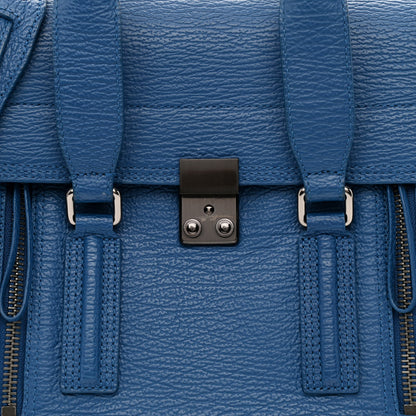 3.1 Phillip Lim Textured Calfskin Medium Pashli Satchel Cobalt 8 of 12