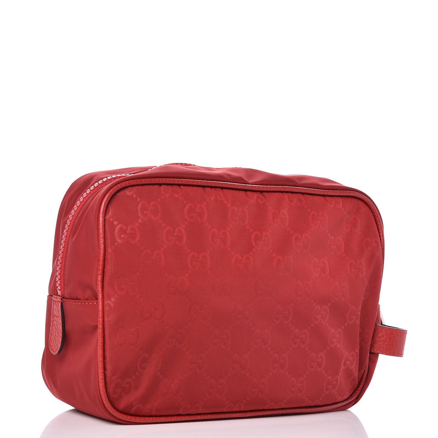 Nylon Monogram Dolmias Pouch Vibrant Red