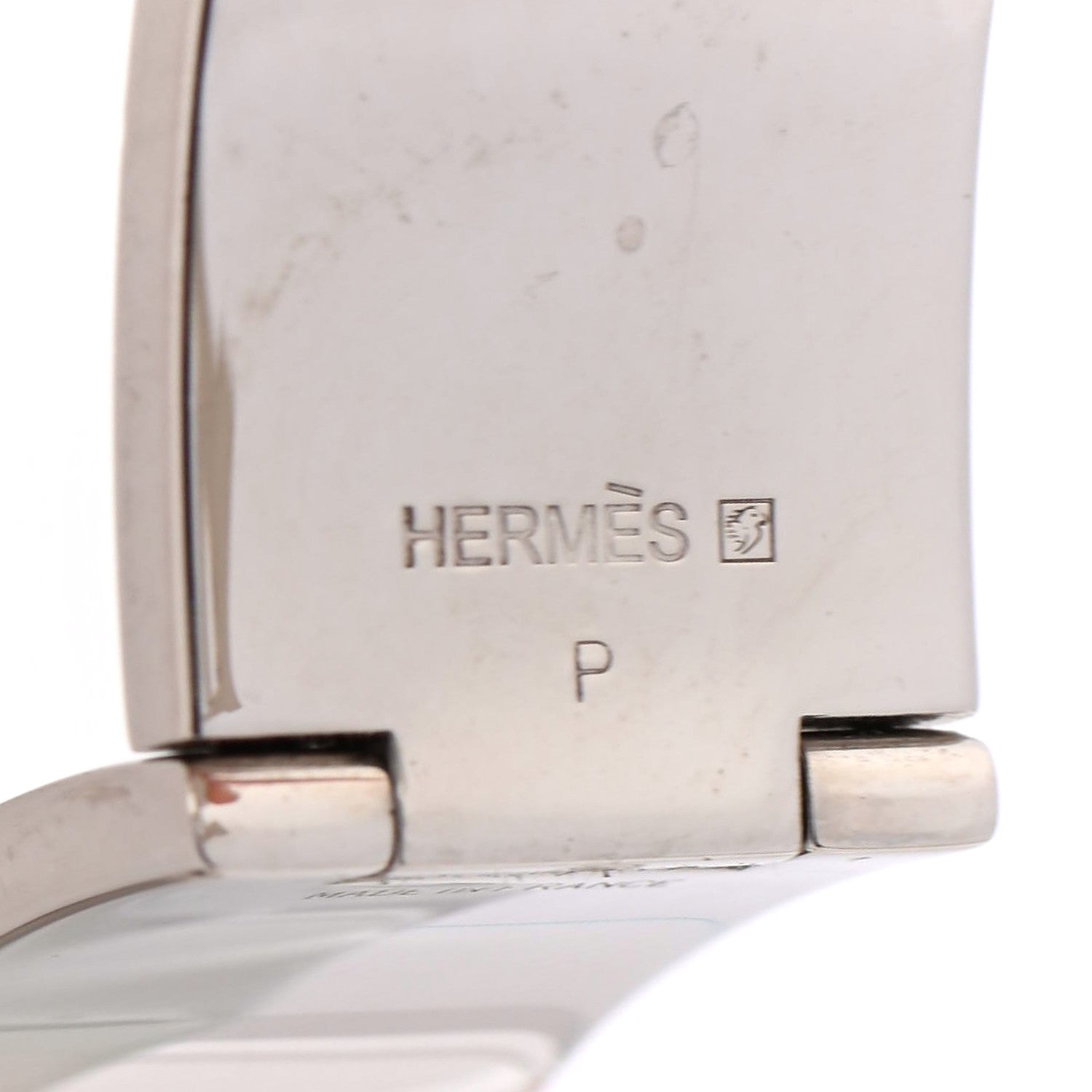 Hermes Enamel Wide Clic Clac H Bracelet PM Rouge 3 of 4