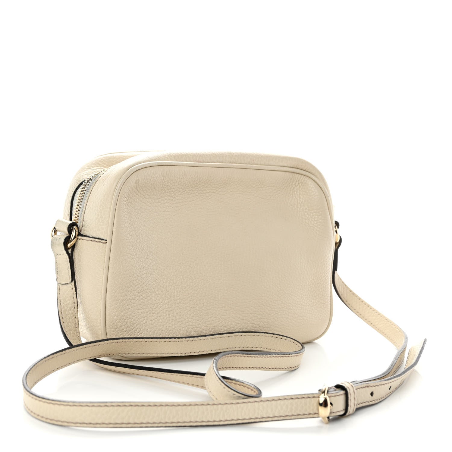 Gucci Pebbled Calfskin Small Soho Disco Bag Off White 3 of 11