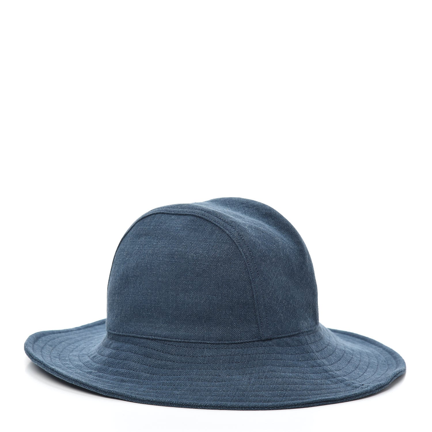 Hermes Cotton Capeline Collete Hat 57 Dark Petrol 3 of 5
