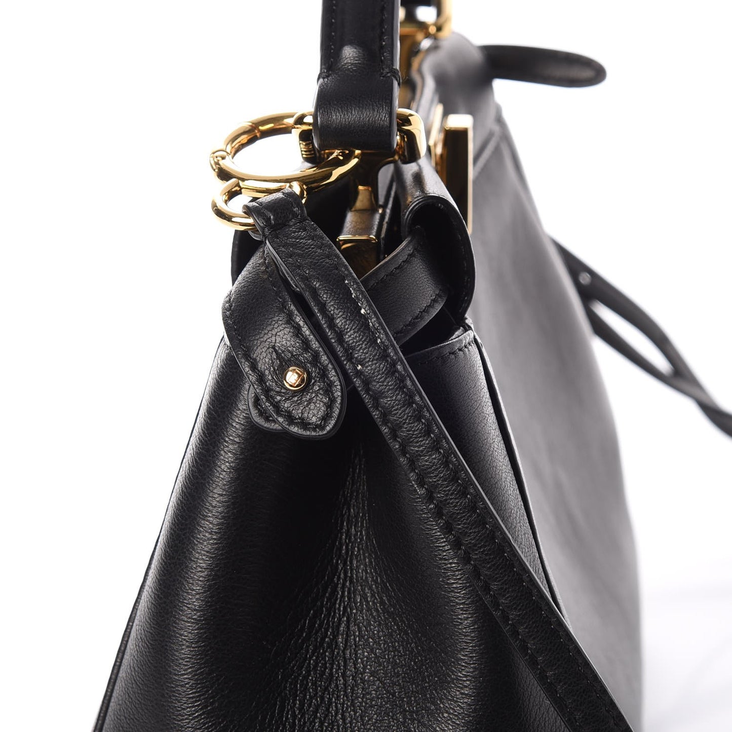 Nappa Mini Peekaboo Iconic Satchel Black