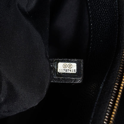 Chanel Caviar Quilted Grand Shopping Tote GST Black 7 of 7
