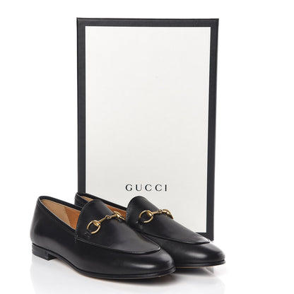 Gucci Calfskin Womens Jordaan Loafers 37.5 Black 8 of 8