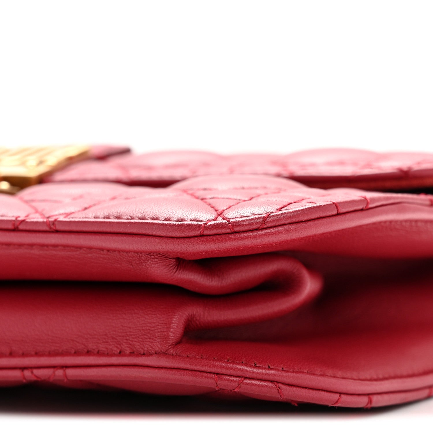 Christian Dior Lambskin Cannage Large Dioraddict Flap Red 27 of 31