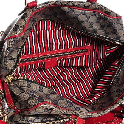 Gucci Crystal Monogram Large Travel Bag Navy 5 of 7