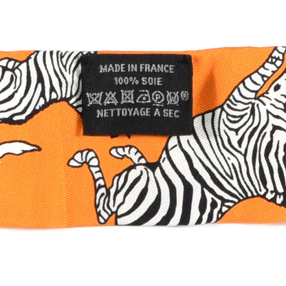 Hermes Silk Les Zebres Twilly 4 of 4