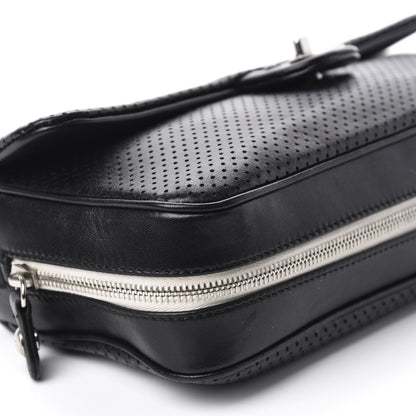 Chanel Lambskin Perforated Medium Baseball Spirit Flap Black 6 of 10