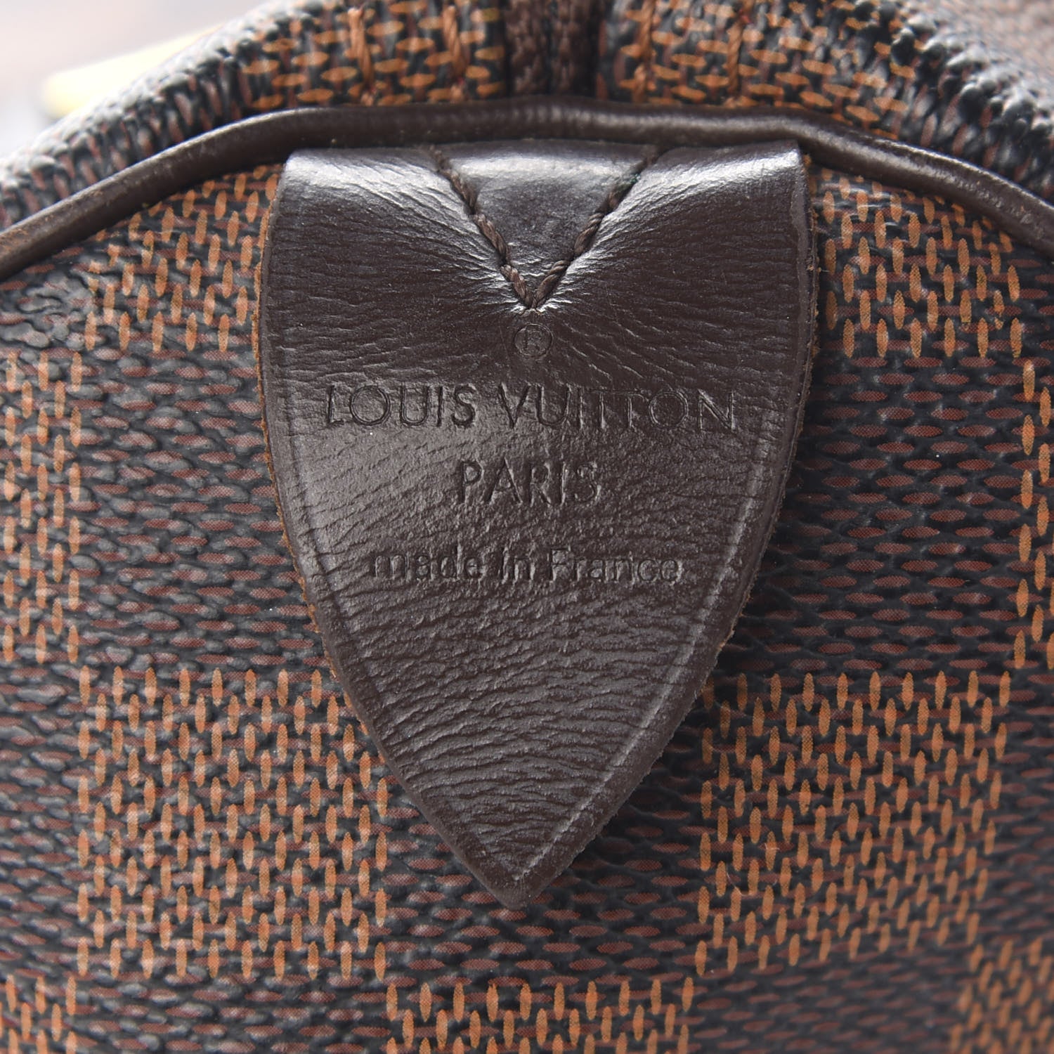 Louis Vuitton Damier Ebene Speedy 30 9 of 12
