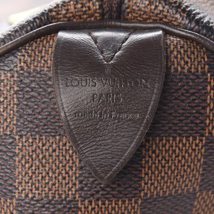 Louis Vuitton Damier Ebene Speedy 30 9 of 12