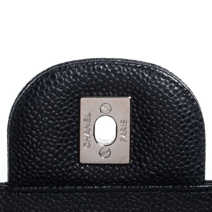 Chanel Caviar Jumbo Double Flap Black 7 of 9