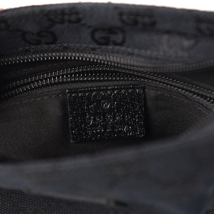Gucci Monogram Web Small Flat Messenger Bag Black 8 of 11